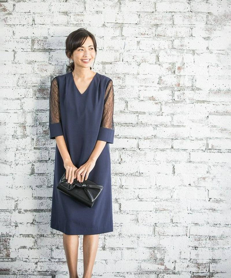 【再入荷&新色追加】シアースリーブサック ドレス