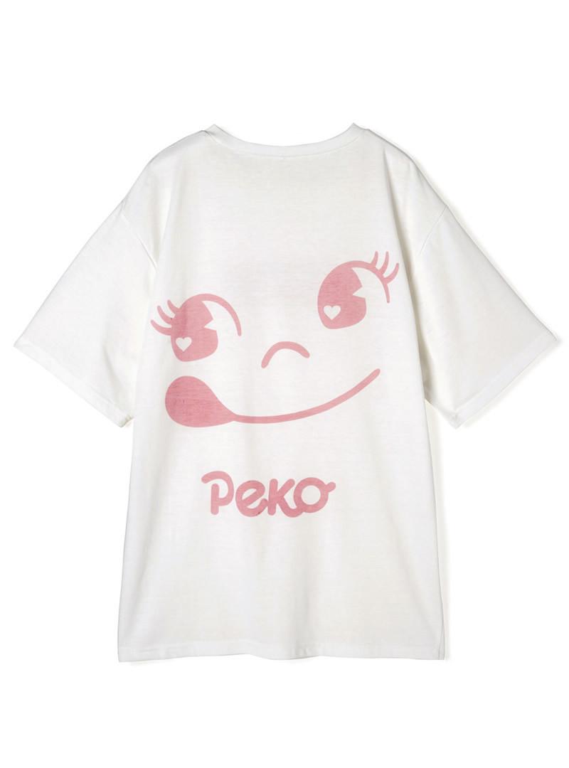 ペコちゃんコラボミルキーロゴＴシャツ