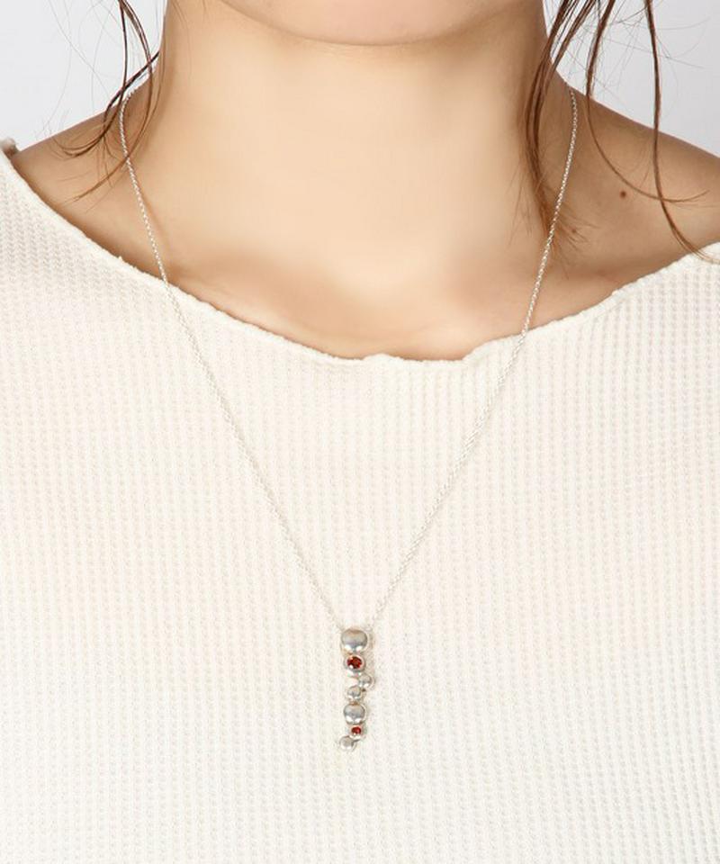 【フランス買付】シルバー925 ガーネットネックレス