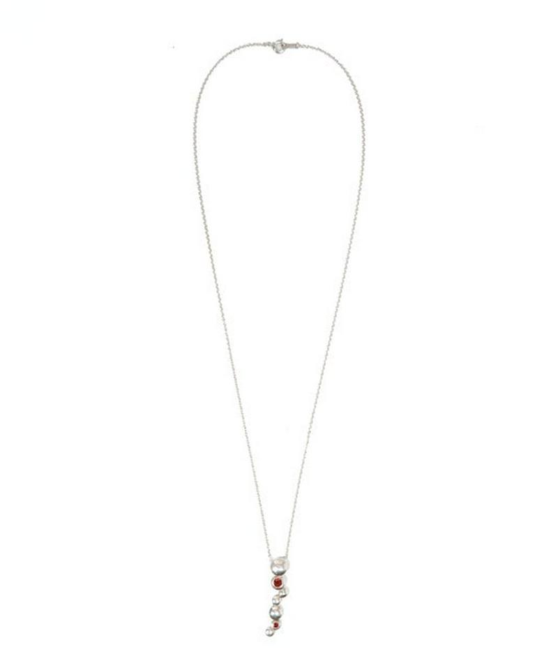 【フランス買付】シルバー925 ガーネットネックレス