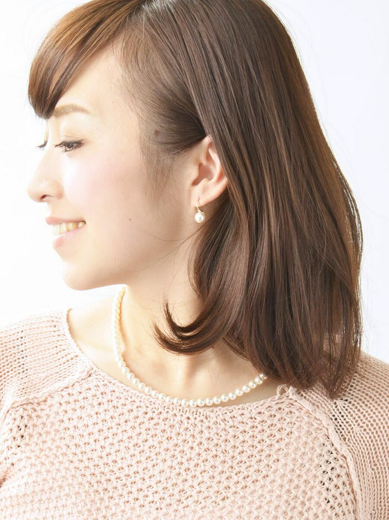 ネックレス 6mm パール ショート シンプル エレガント デイリー 大人 結婚式 入学式 卒業式 入園式 C14-9