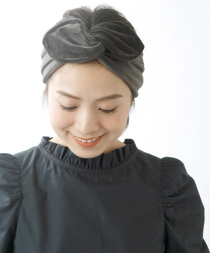 ベロアワイドターバンヘアバンド シンプル リボン クロス ワイヤー入り 簡単アレンジ 秋冬 ヘアアクセ ヘアアクセサリー H7180 レディース 大人っぽい かわいい おしゃれ