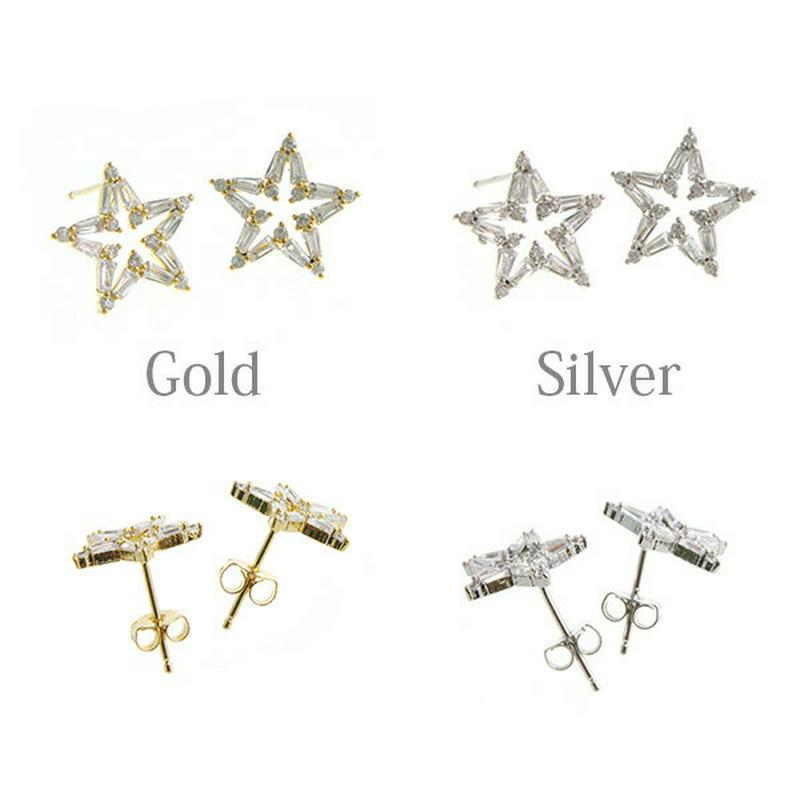 ●新春よりどり3点30％OFF！福袋クーポン対象●◆SALE◆ミニスタービジューピアス キュービックジルコニア シンプル 小ぶり 星 煌き Silver925 P1596 レディース 大人っぽい かわいい おしゃれ プレゼント【mbgt】