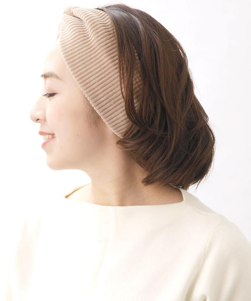 ◆SALE◆リブターバンクロスヘアバンド 幅広 ヘッドバンド 秋冬 ヘアアクセ ヘアアクセサリー HB-74 レディース 大人っぽい シンプル かわいい おしゃれ プレゼント 大人カジュアルなアクセサリー