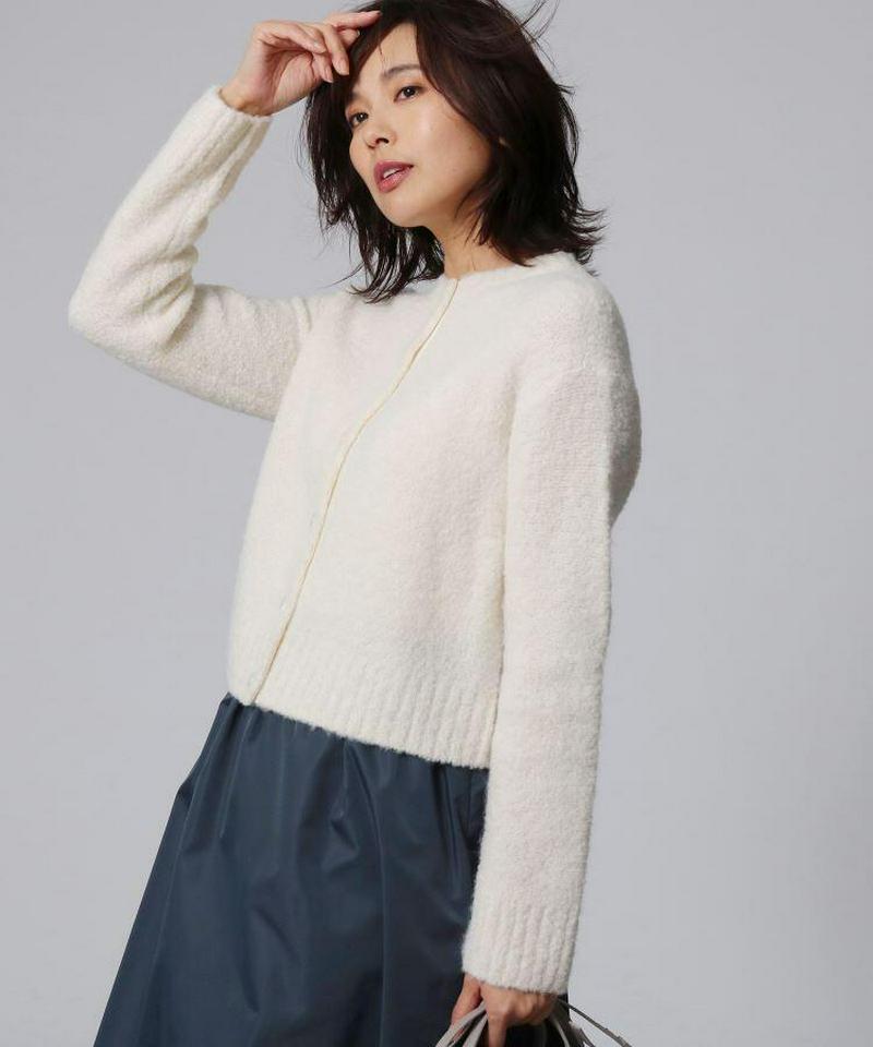 ◆起毛ニットカーディガン