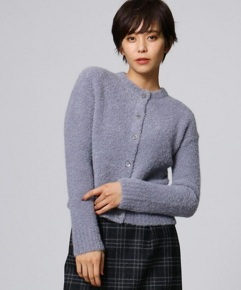 ◆起毛ニットカーディガン