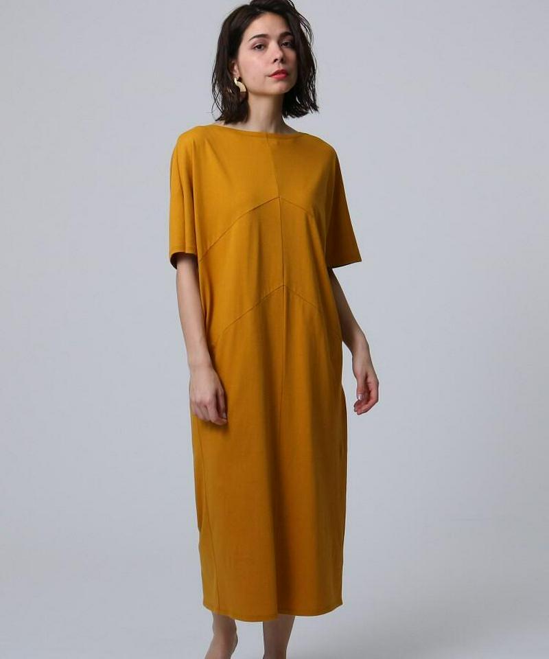 【洗える】バックツイストデザインTシャツワンピース