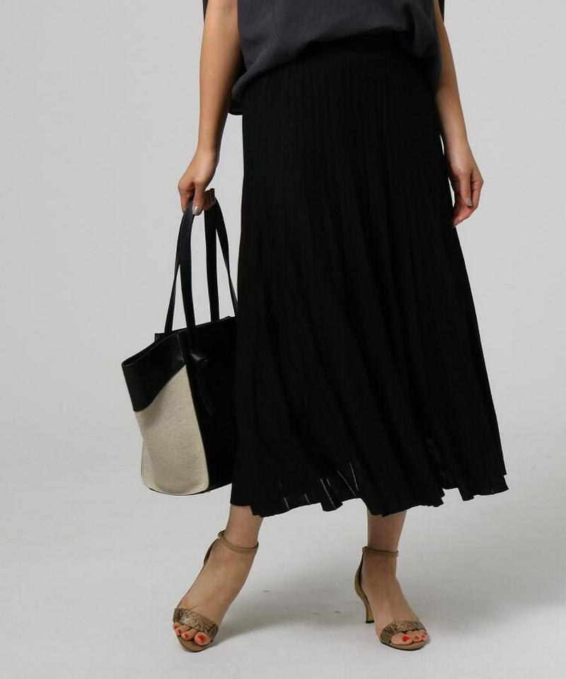 ビスコースエステル プリーツスカート