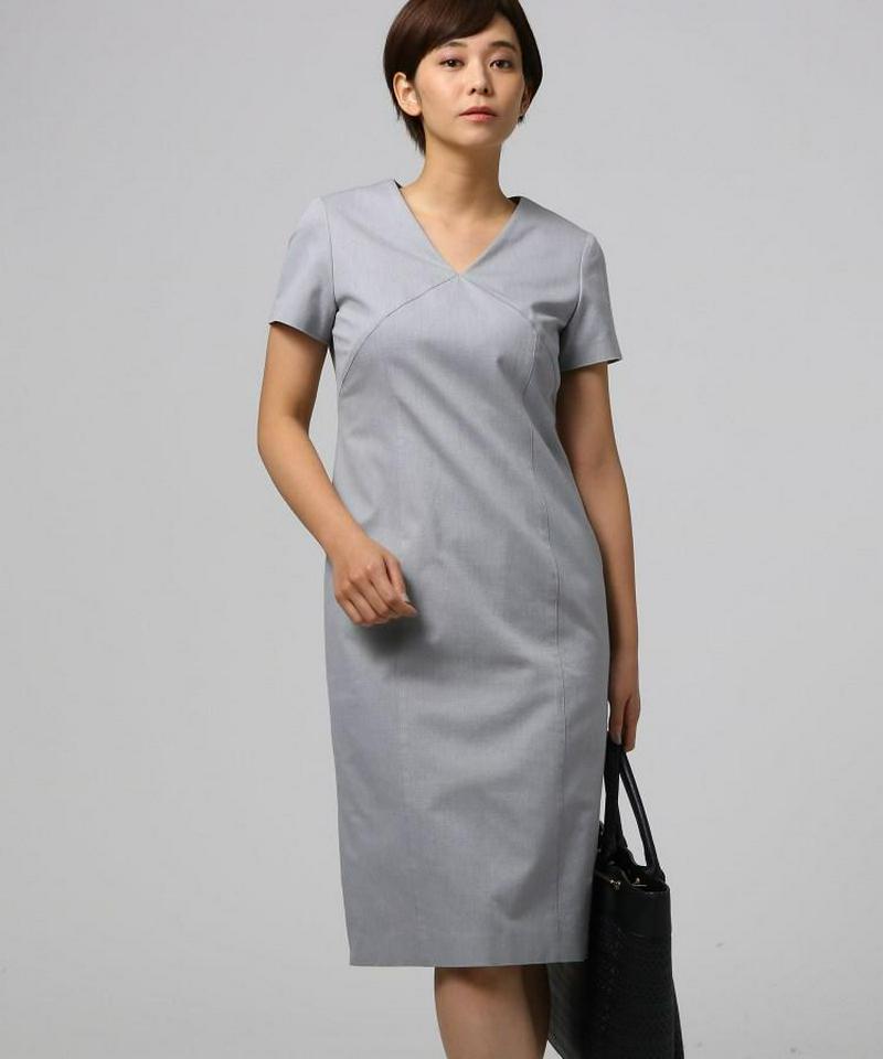 シャンブレー ワンピース