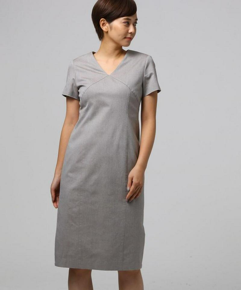 シャンブレー ワンピース