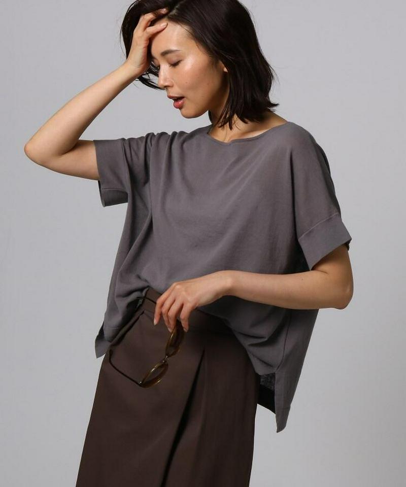 【洗える】コットンリネンドルマンニット