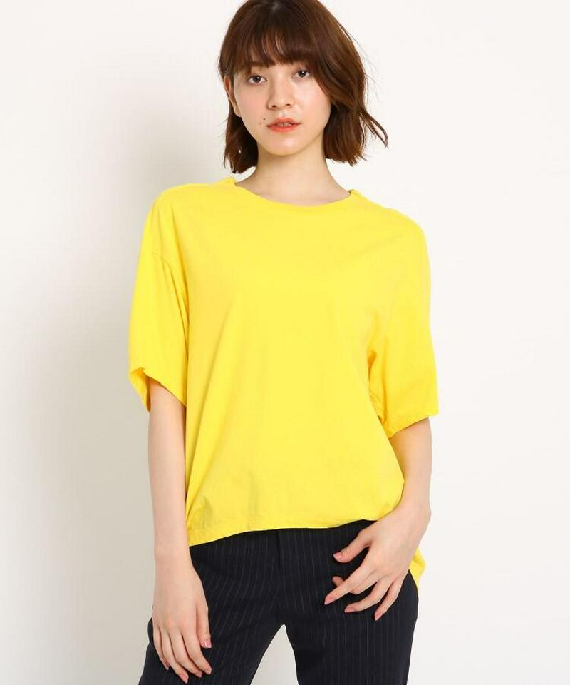 【洗える】コットン天竺オーバーサイズTシャツ