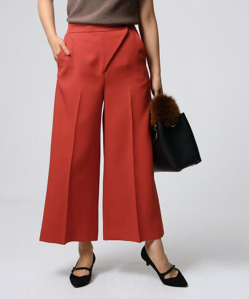 ◆サイドボタンワイドパンツ