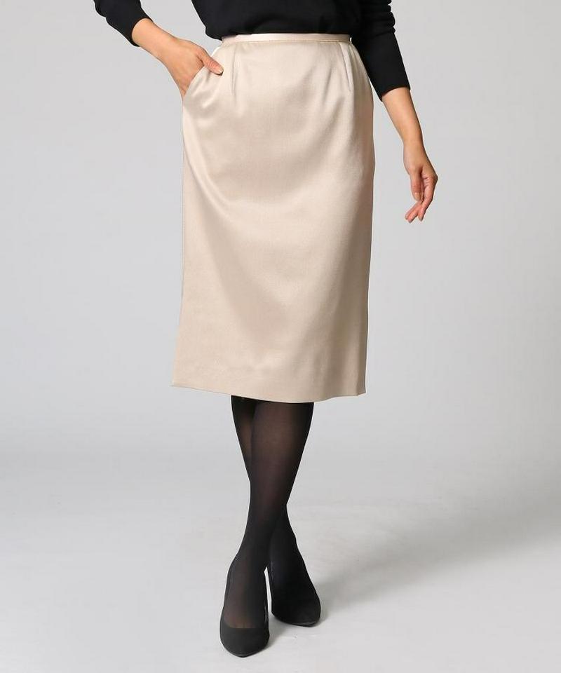 サイドスリットツイルスカート