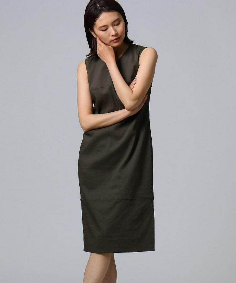 【洗える】マリー二ヴィス 麻サックワンピース