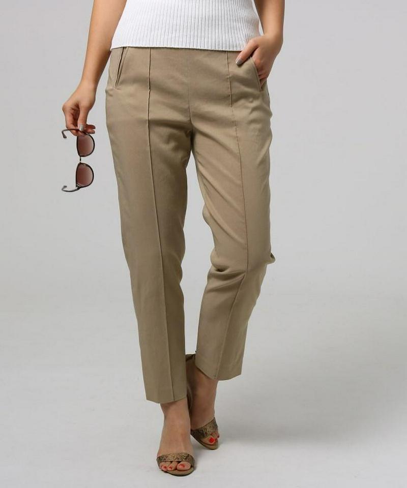 センタープレスミディパンツ