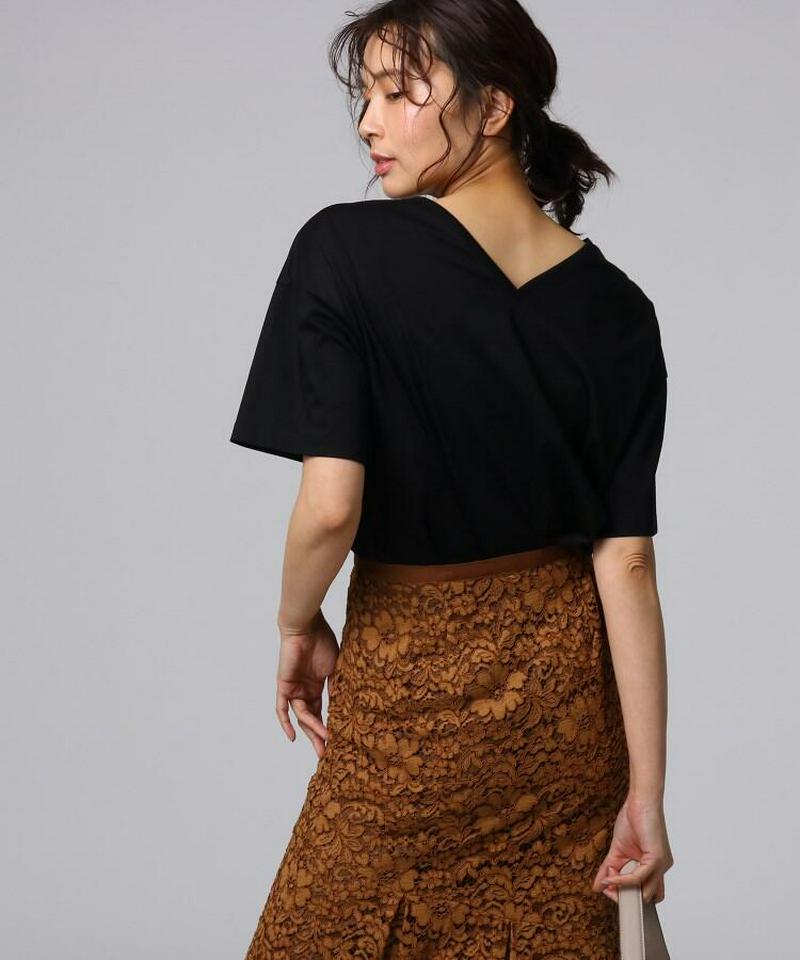 スムースコットンゆるシルエット半袖カットソー