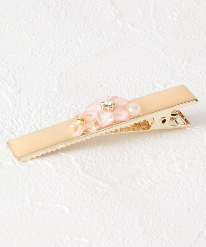 ラメ入りフラワーエポクリップ