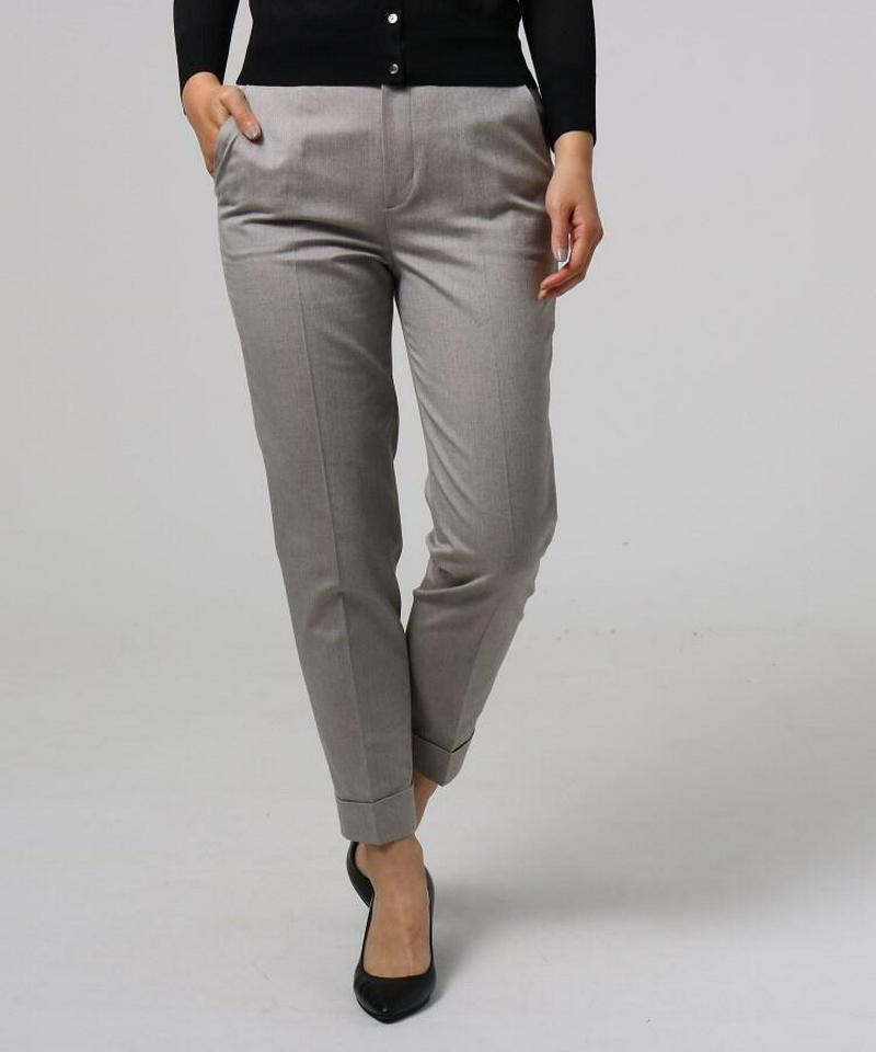 シャンブレー　アンクルパンツ