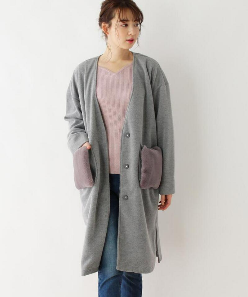 ◆ファーポケット チェスターコート