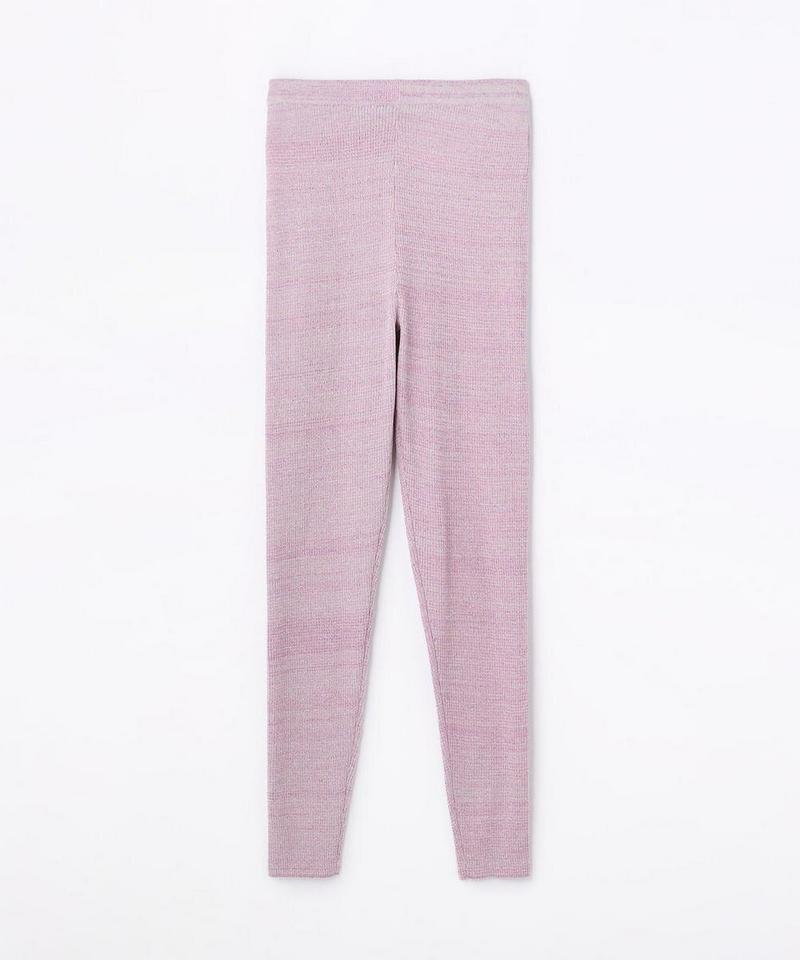 レーヨンポリエステルリブ レギンス
