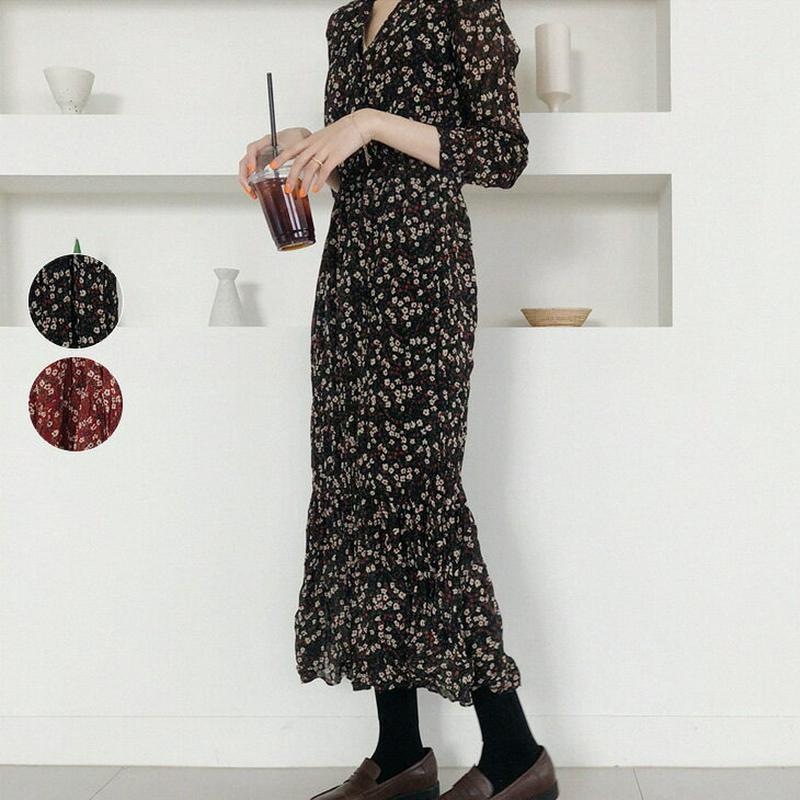 【残りわずか！在庫限り超価格】ワンピース レディース 膝丈 ミディアム丈 おしゃれ 可愛い ブラック メール便 2019春夏新作