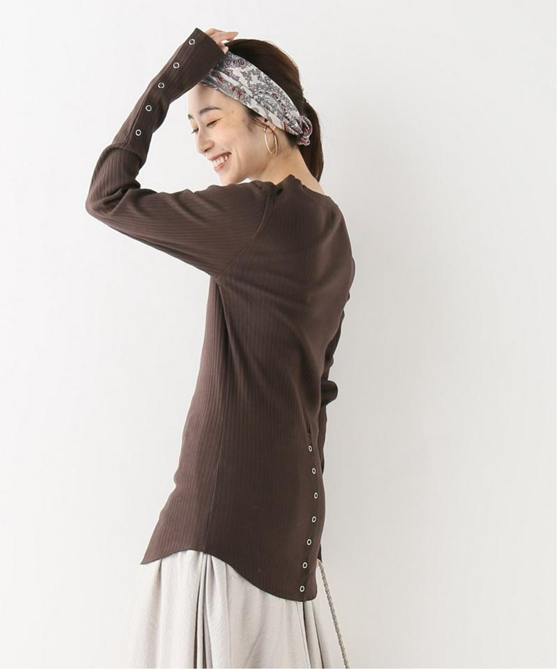 【R JUBILEE/アール ジュビリー】 リブロングTシャツ