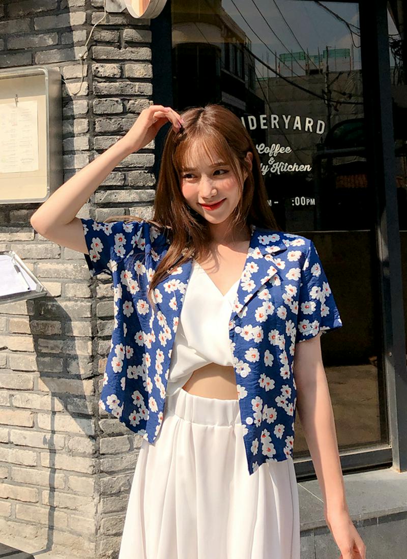 フラワーパターンジャケット