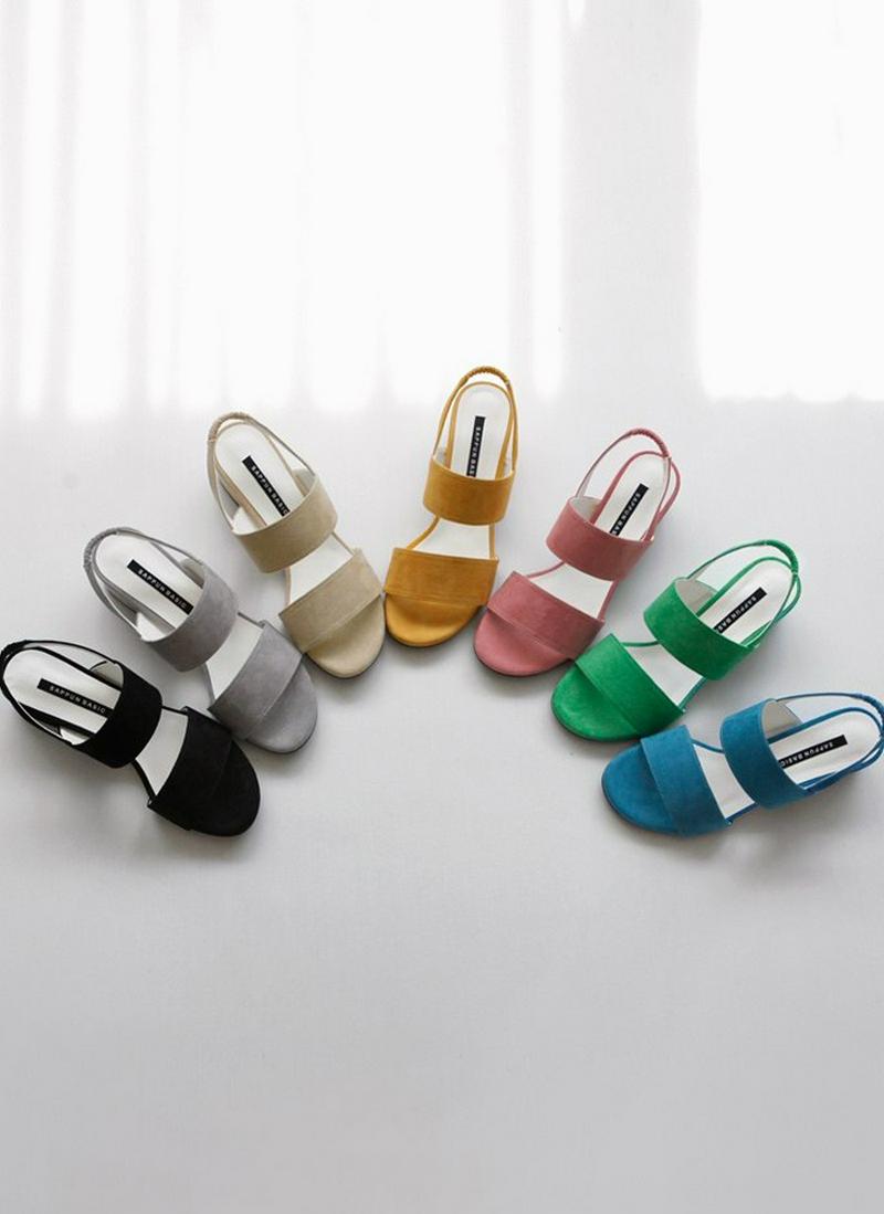 Sains ストラップ サンダルヒール (5cm)