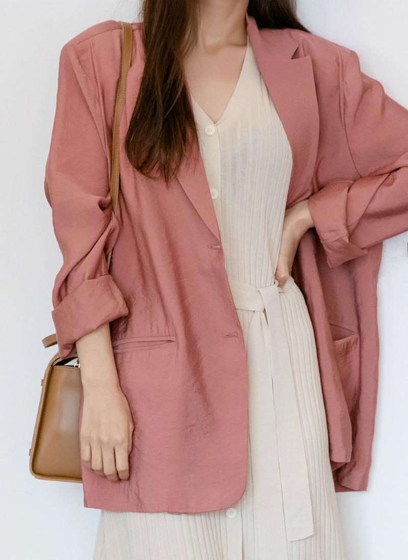 サテンベーシックジャケット