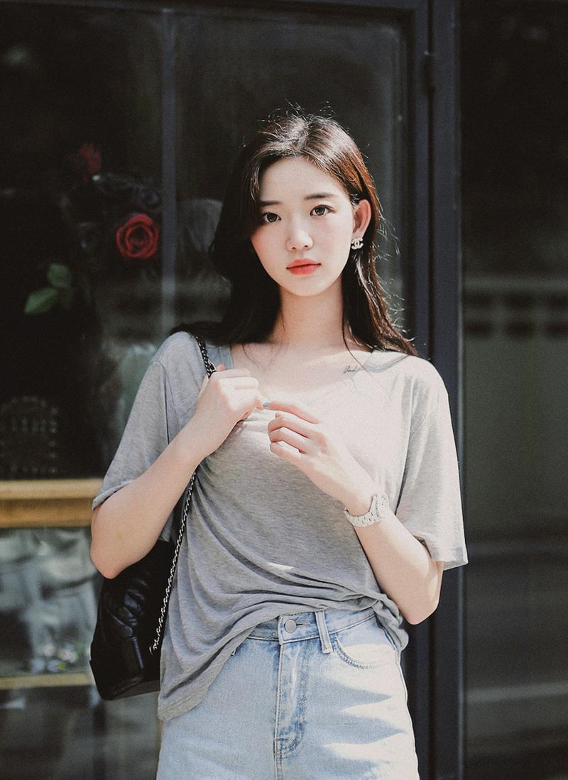 テンセルブレンドルーズ半袖Tシャツ