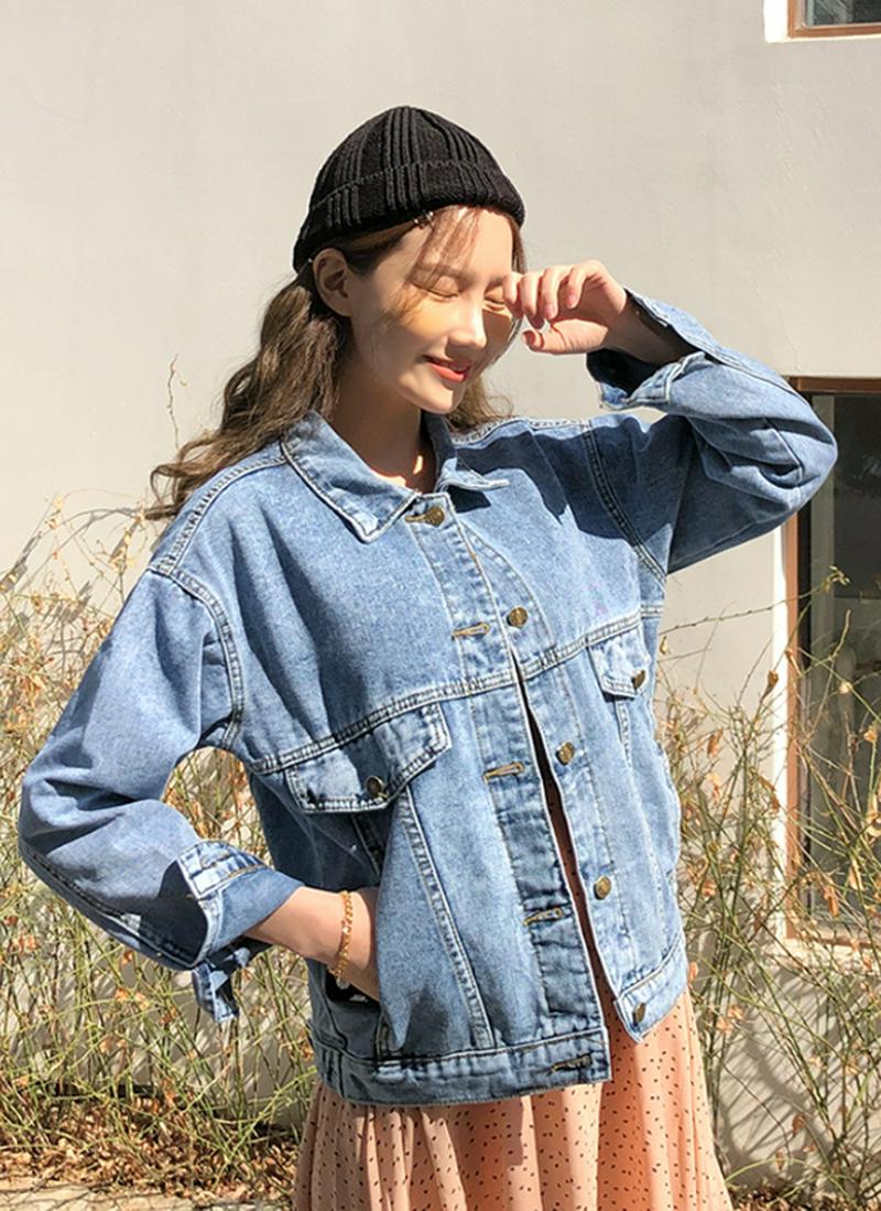 ドロップショルダーデニムジャケット
