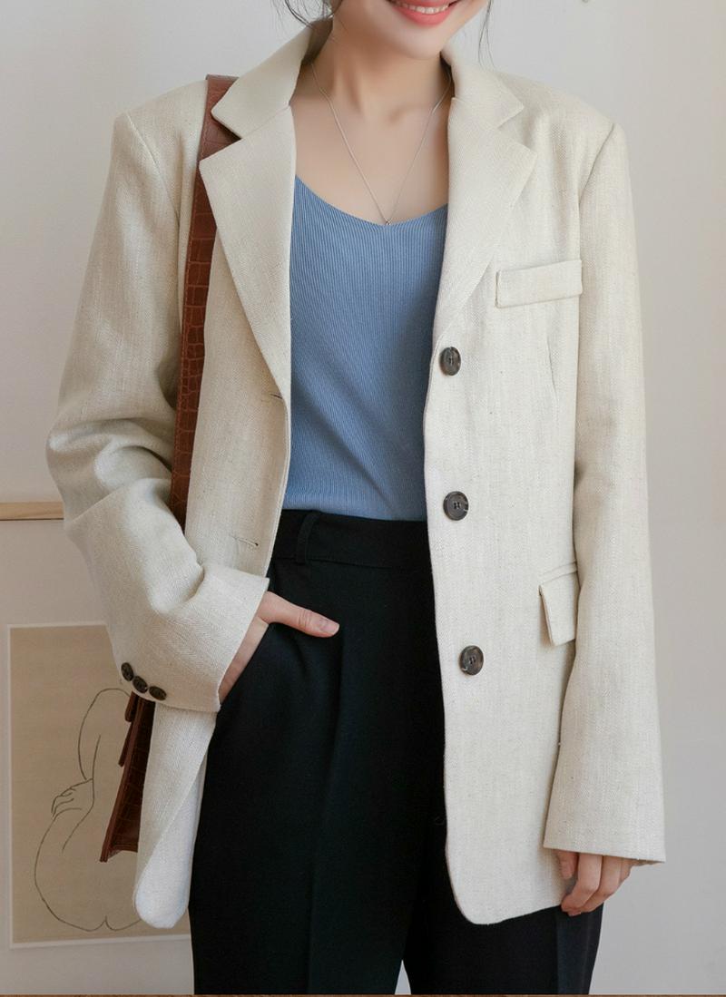 ライトヘリンボーンジャケット