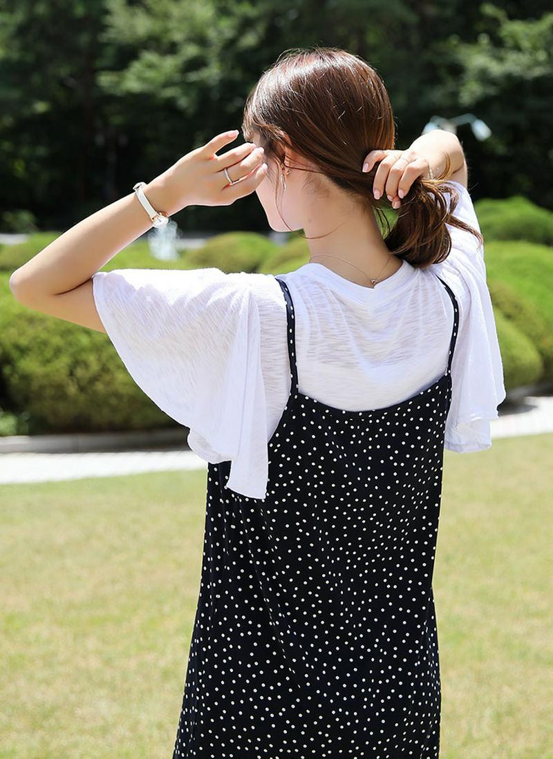 ウィングスリーブスラブTシャツ