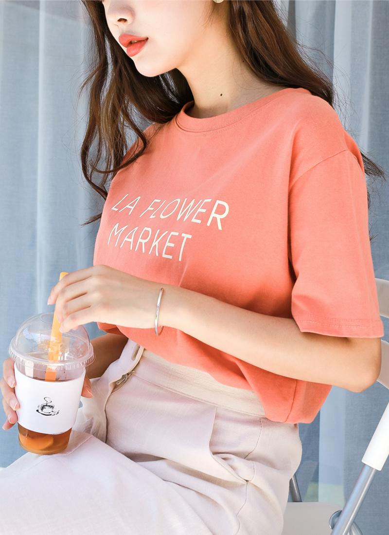 LA FLOWER半袖Tシャツ