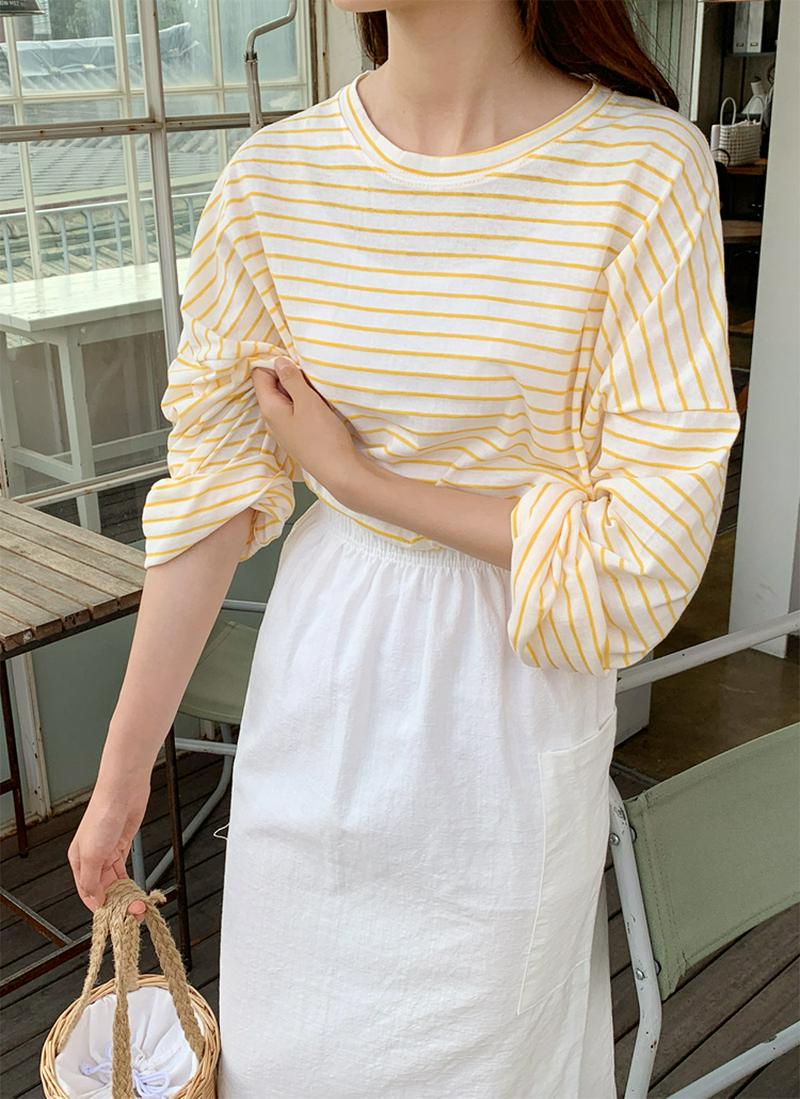 ルーズボーダーTシャツ・全4色