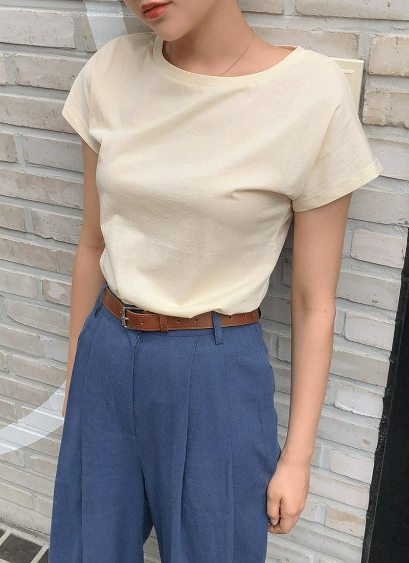 コットン半袖Tシャツ