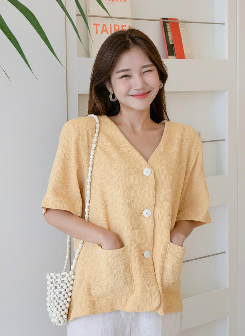 コットンショートスリーブジャケット