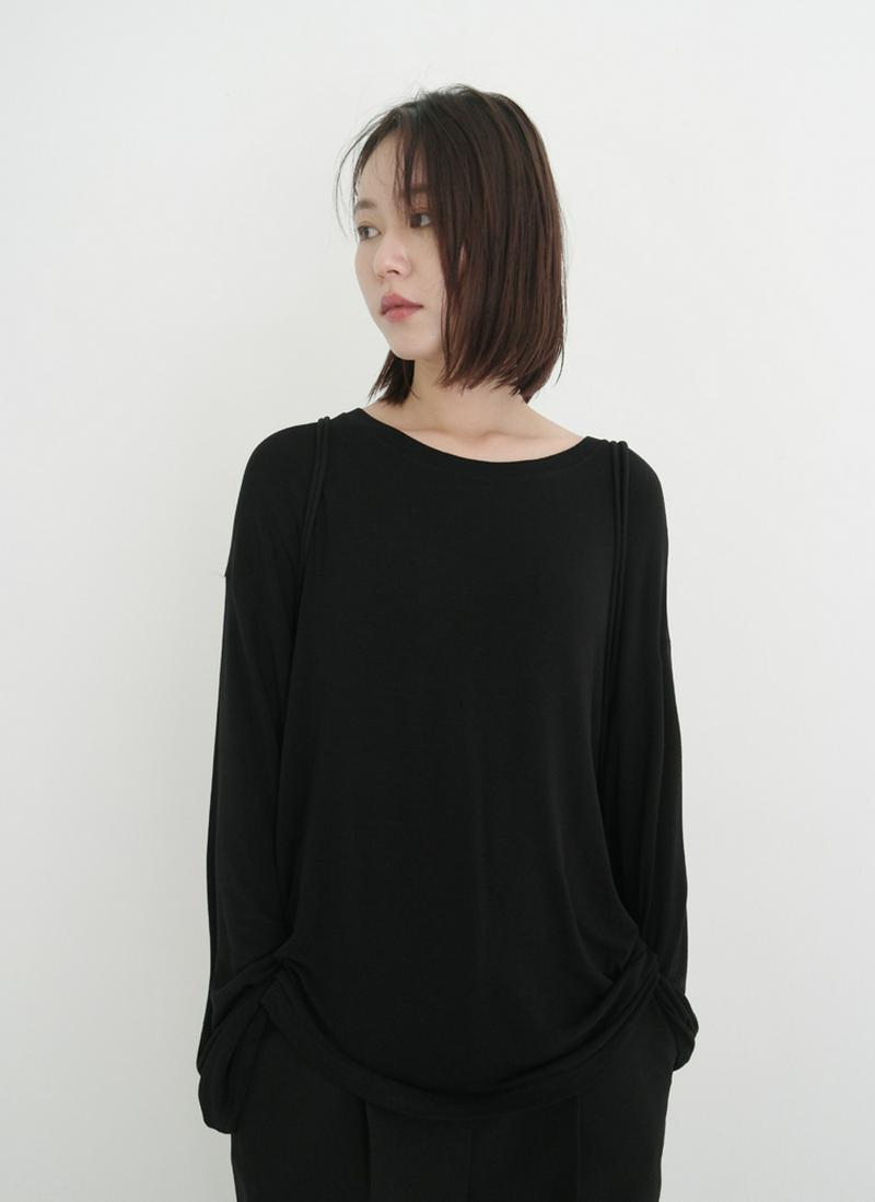 ソフトタッチルーズ長袖Tシャツ