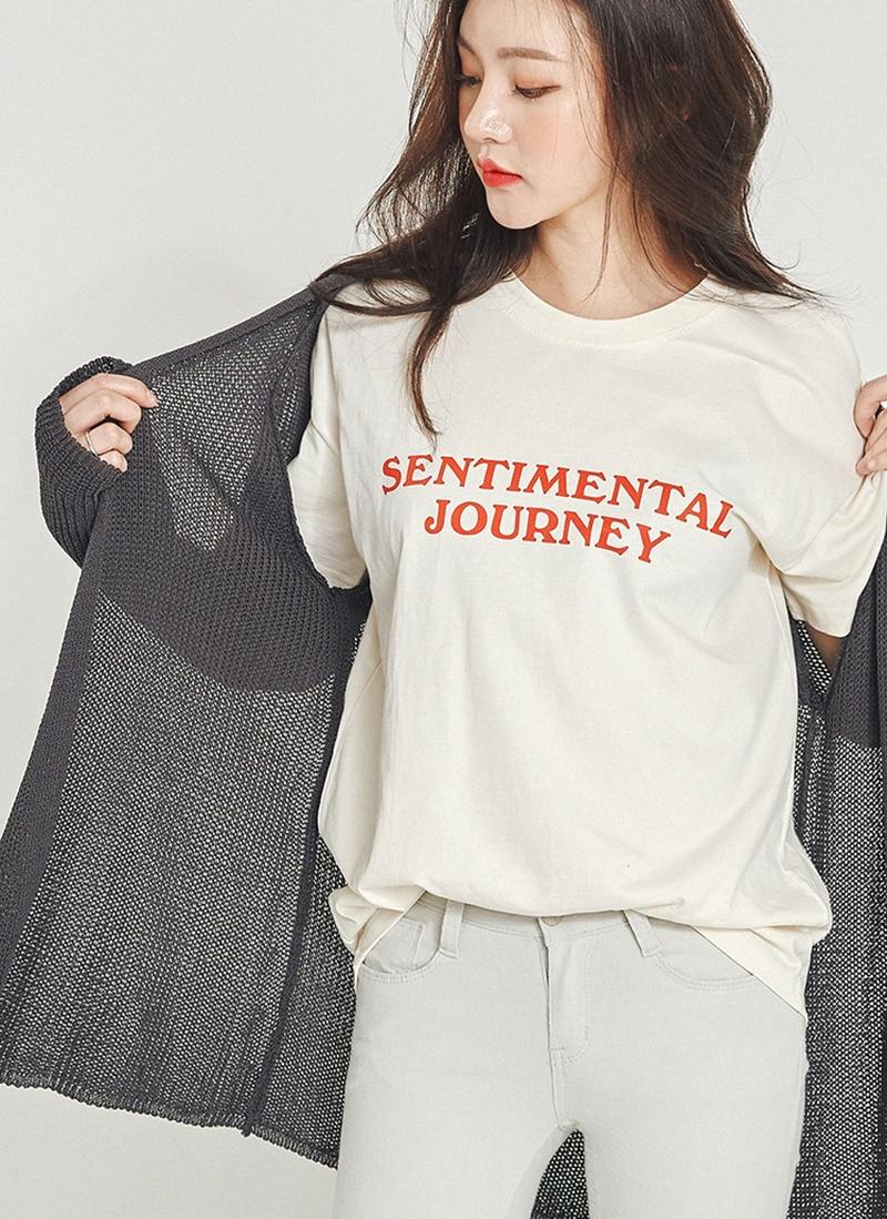 SENTIMENTALロゴTシャツ