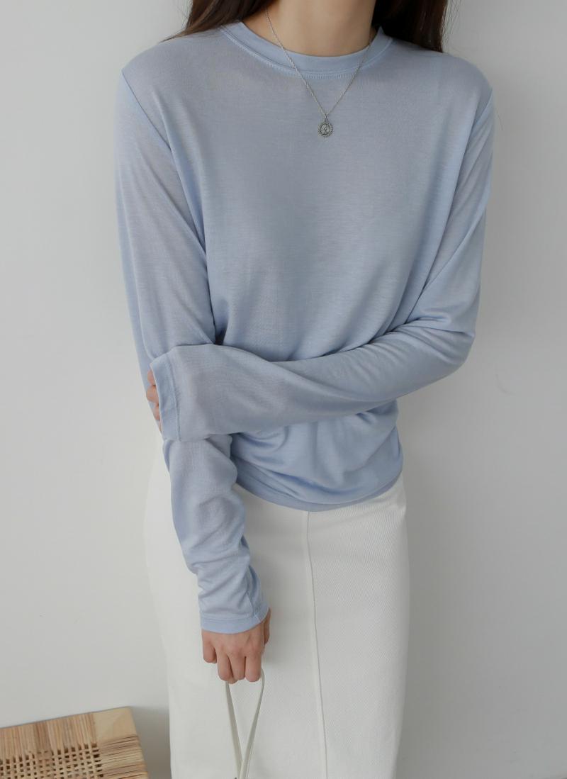 ロングスリーブテンセルTシャツ