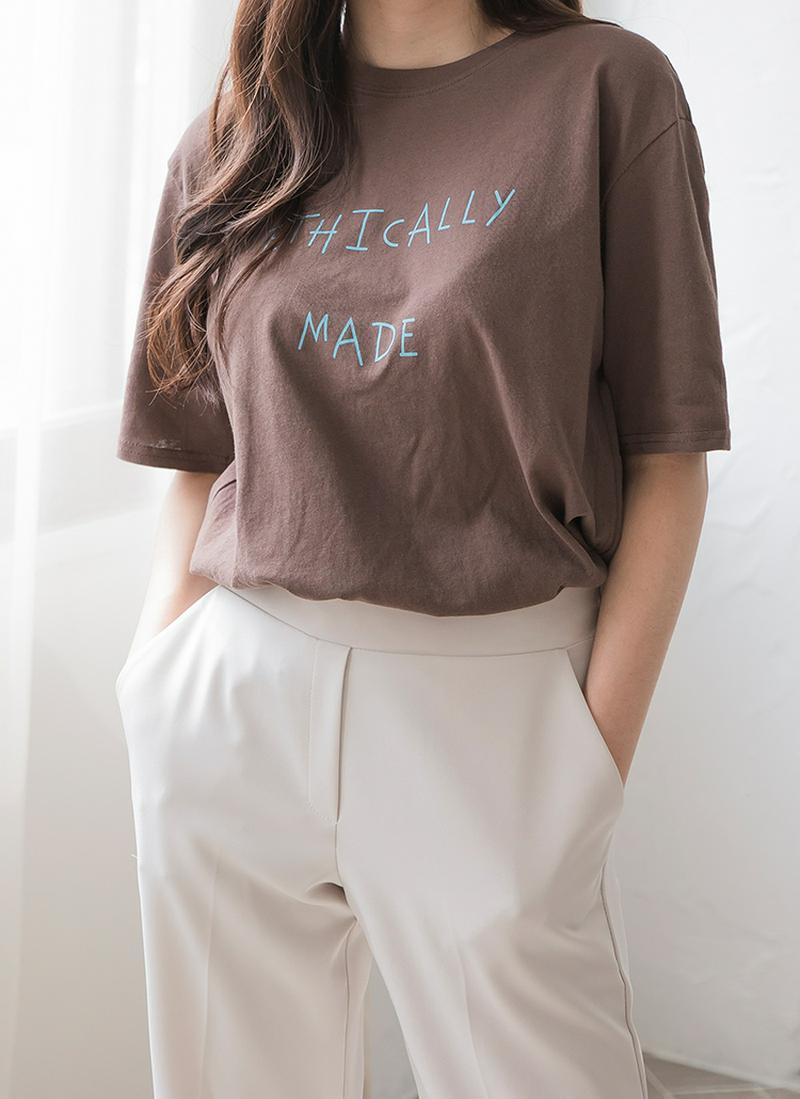 MADEレタリング半袖Tシャツ