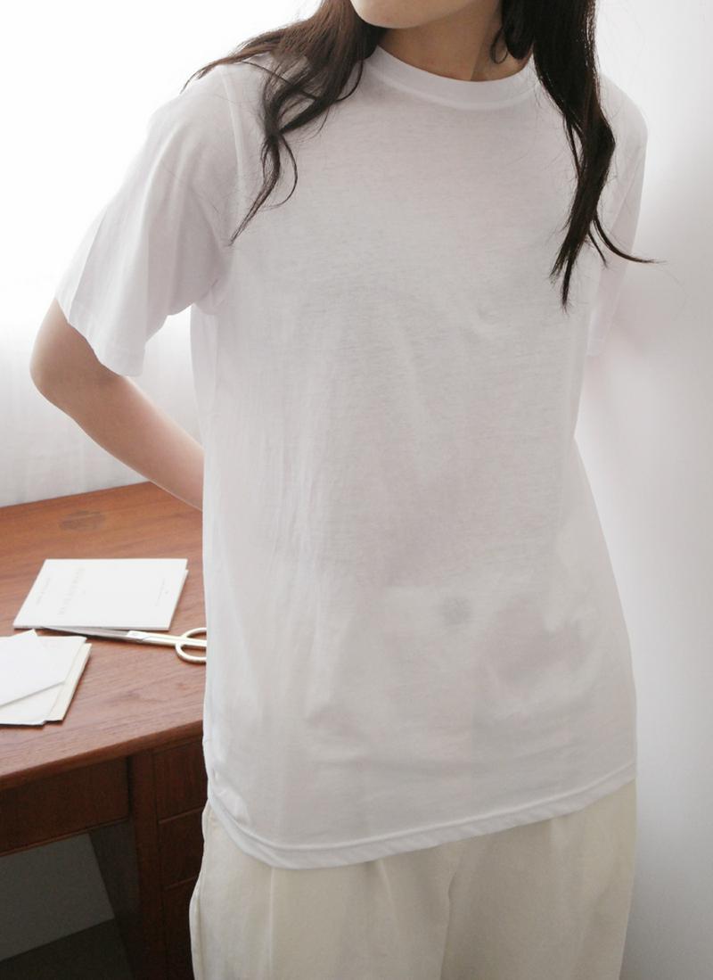 ソフトテクスチャーベーシックTシャツ