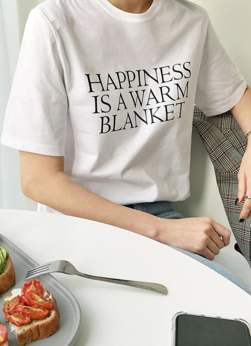 シンプルレタリングTシャツ