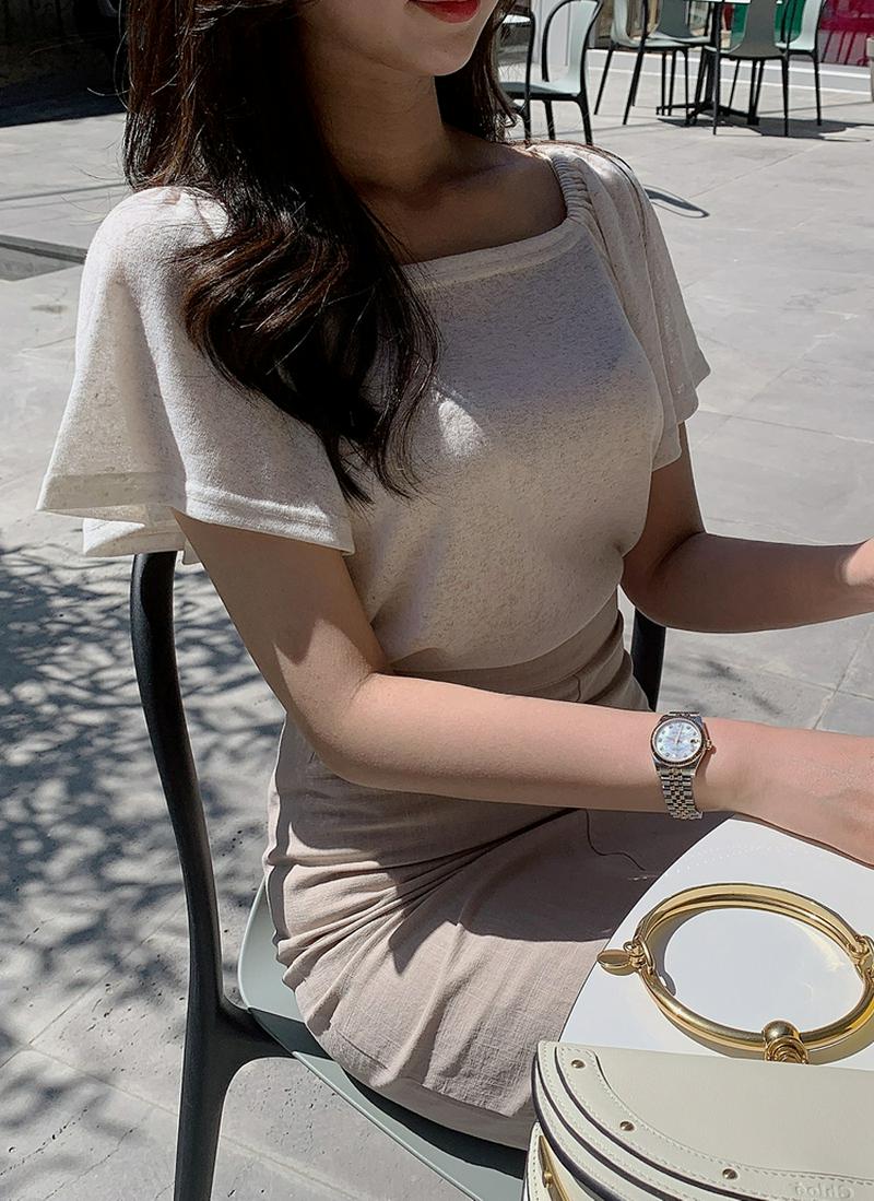 2WAYフレアスリーブTシャツ