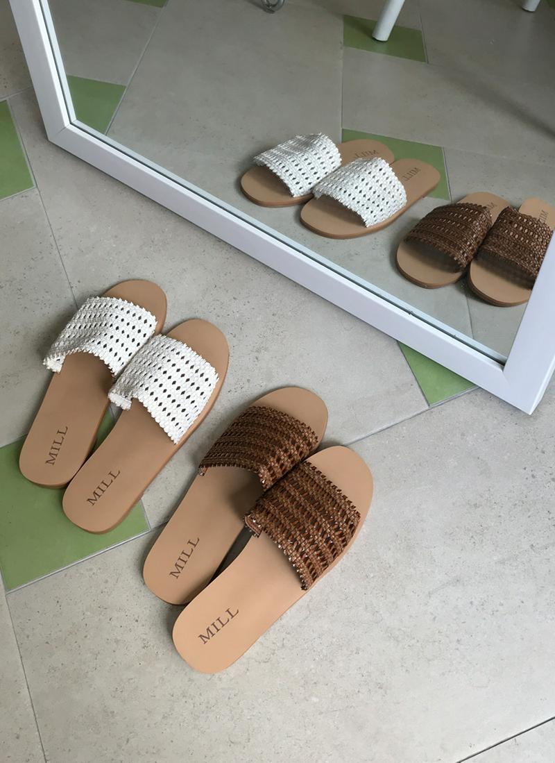 メッシュスリッパサンダル