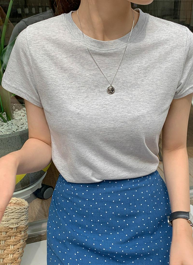 カラーリングクロップドTシャツ