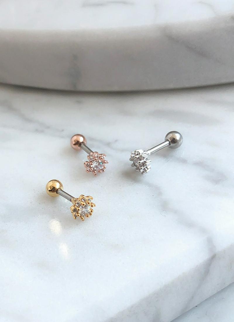 キュービックミニポイントピアス