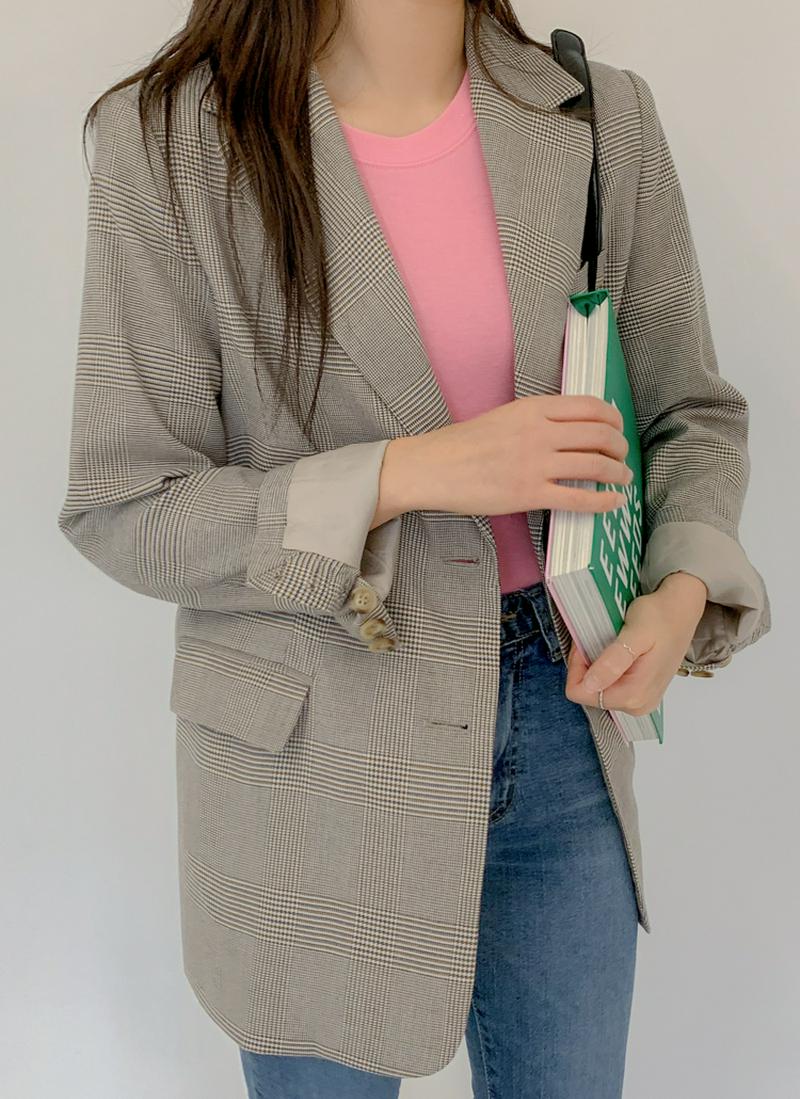 Oatbellグレンチェックジャケット
