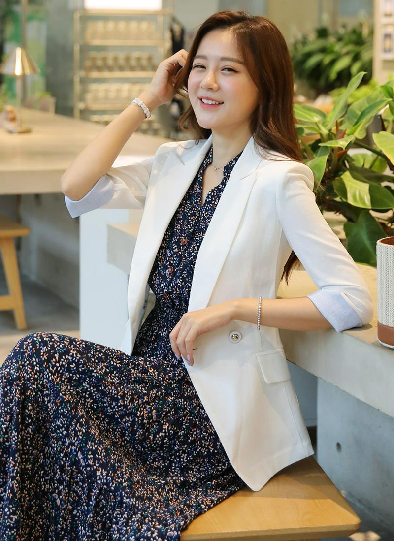 スリムボタンジャケット